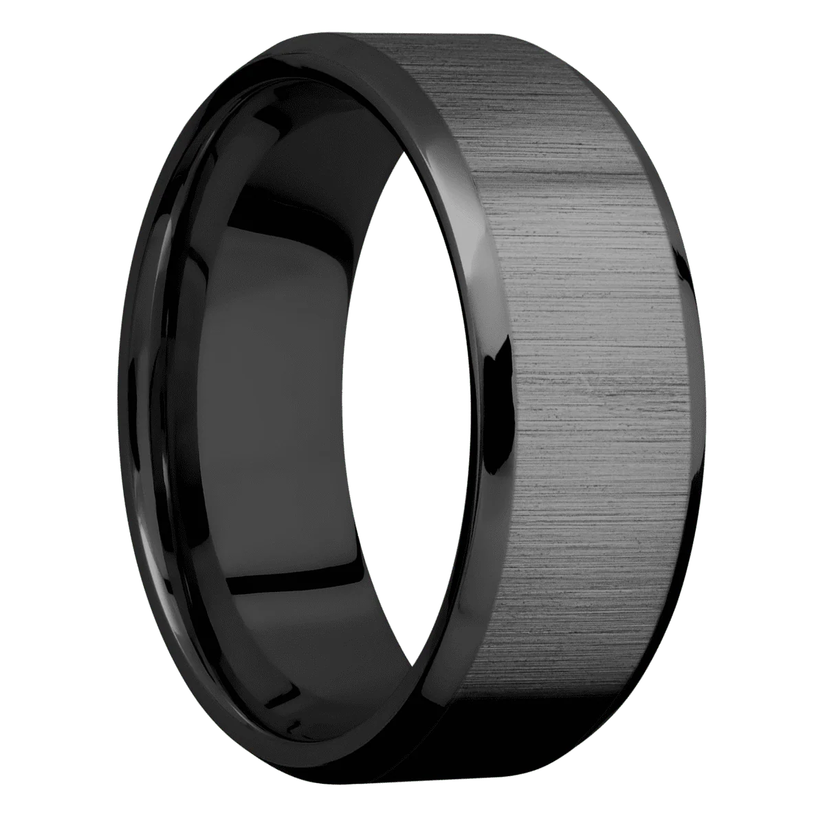 Zirconium + Crosssatinblack , Polish Finish