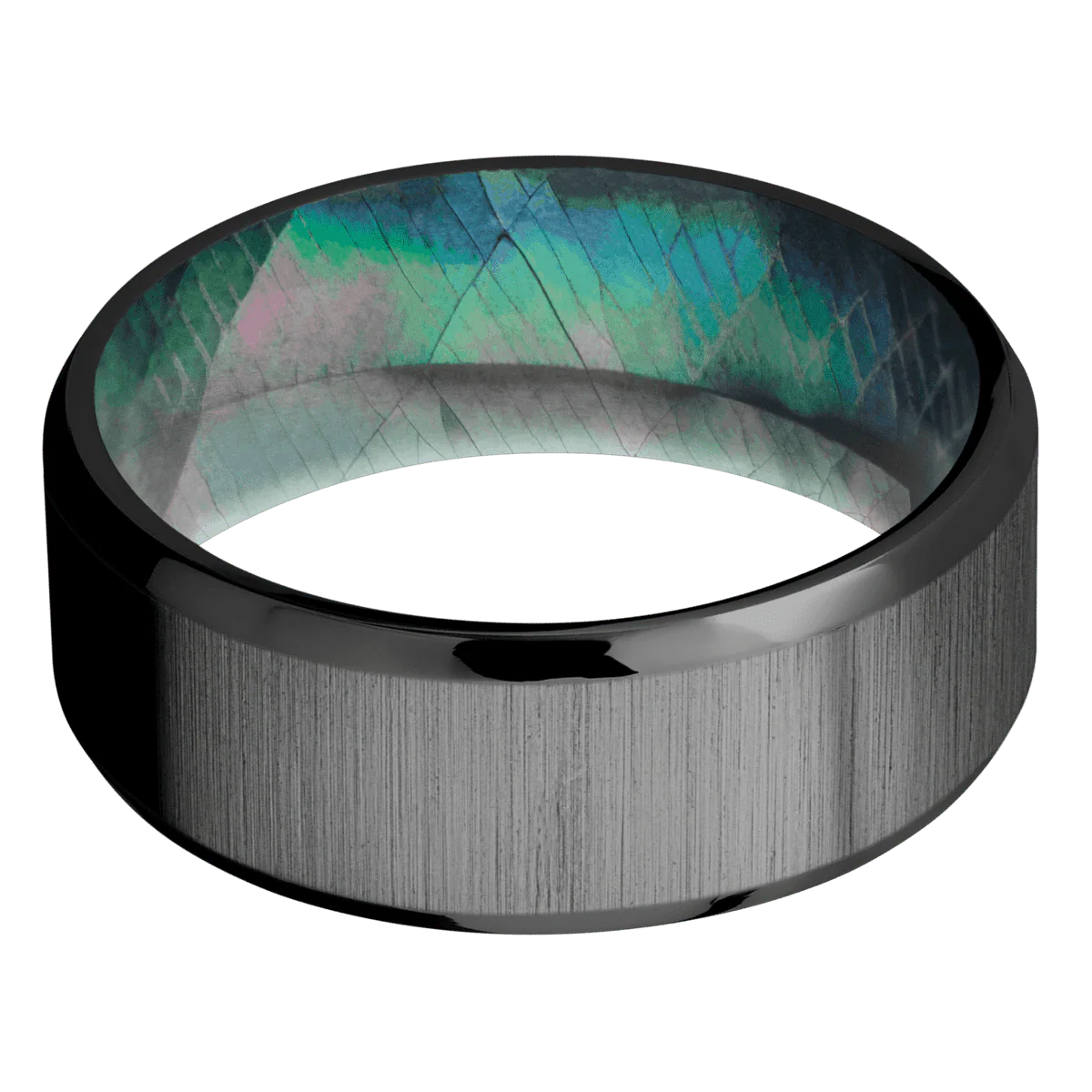 Zirconium + Crosssatinblack , Polish Finish + Black Mother of Pearl - Image 3