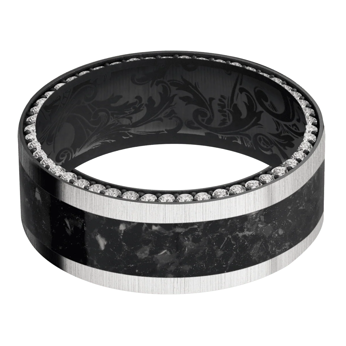 Zirconium + Crosssatinsilver Finish + Black - Image 3