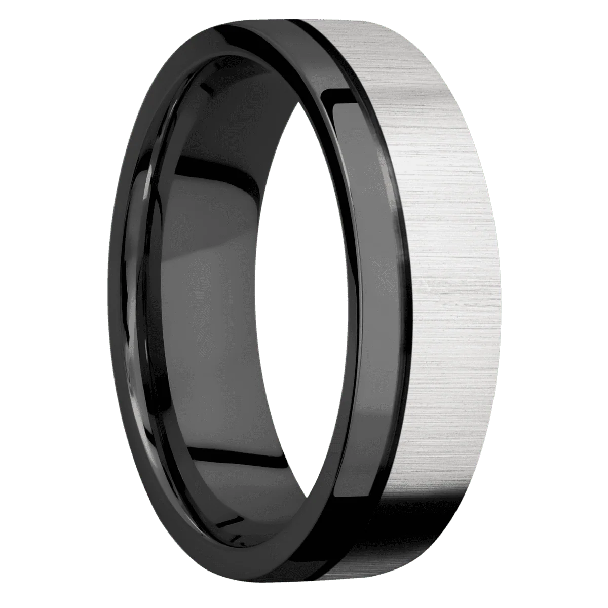 Zirconium + Crosssatinsilver , Polish Finish