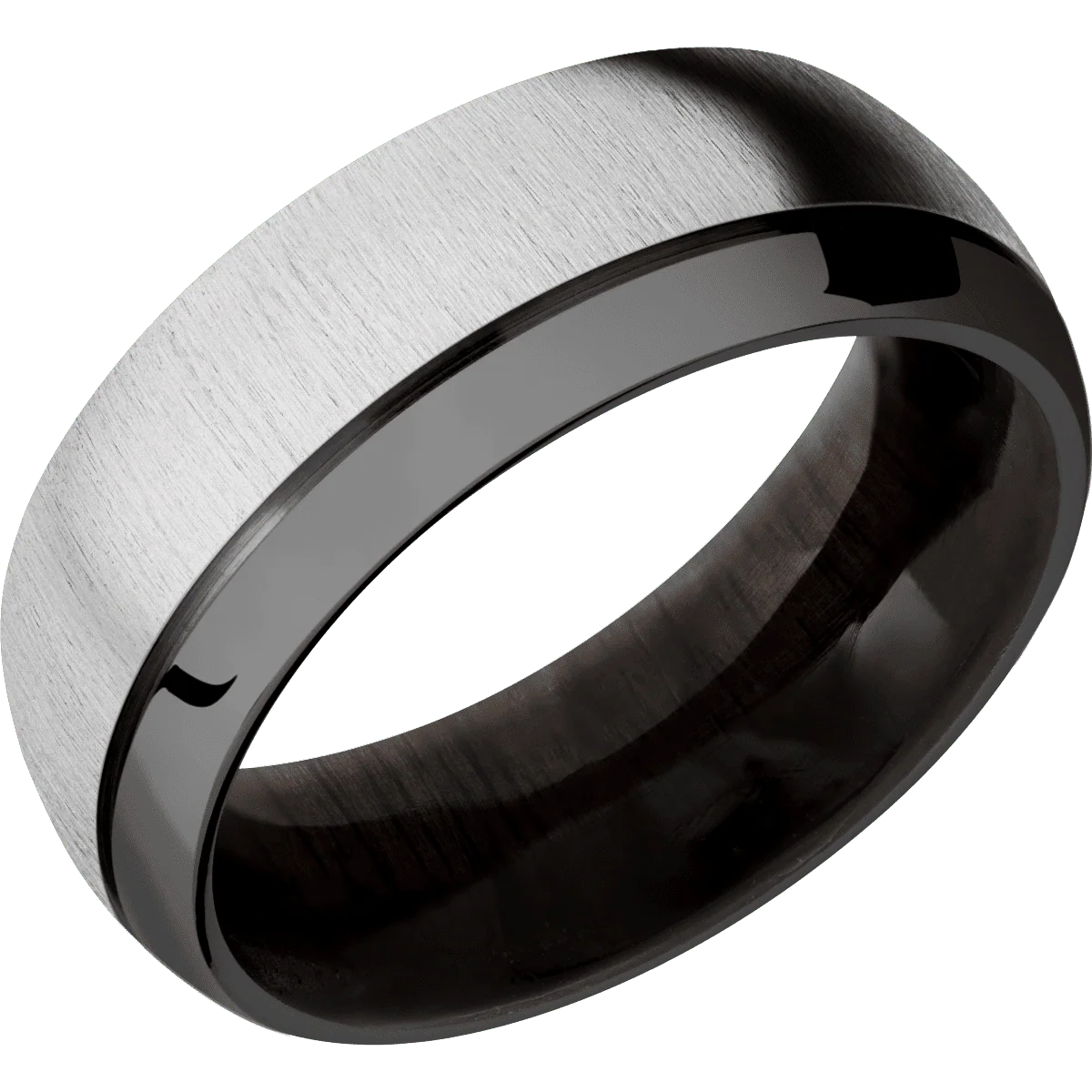 Zirconium + Crosssatinsilver , Polish Finish + Ebony - Image 2