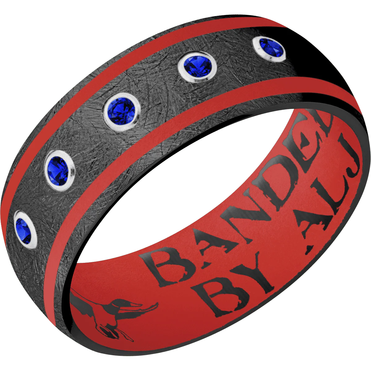 Zirconium + Distressed Finish + USMC Red - Image 2