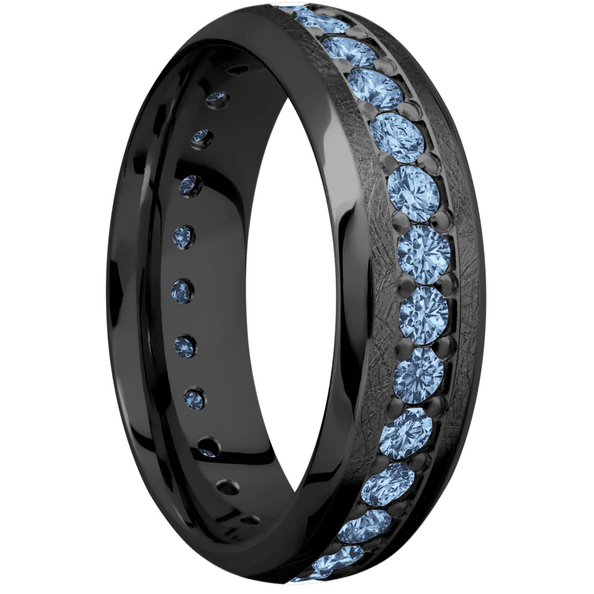 Zirconium + Distressed , Polish Finish
