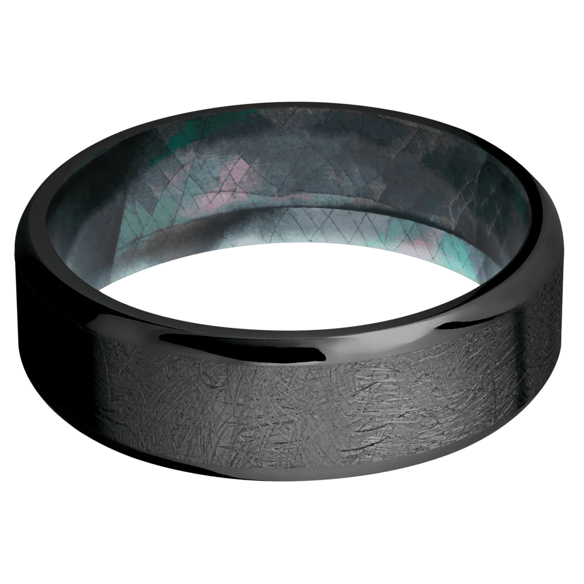 Zirconium + Distressed , Polish Finish + Black Mother of Pearl - Image 3