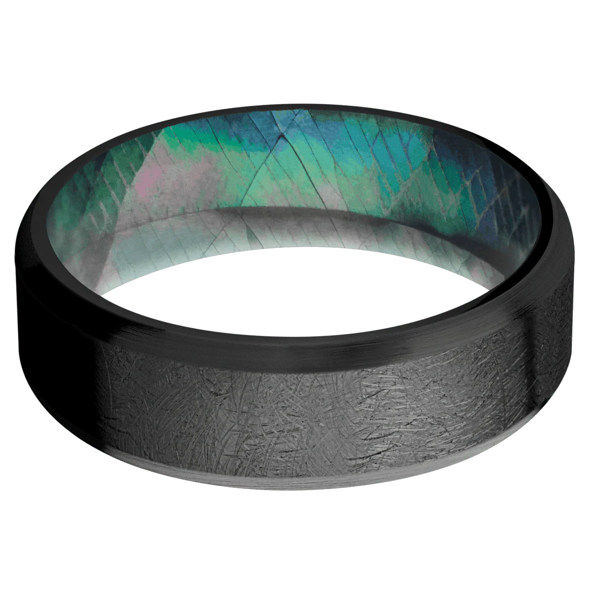 Zirconium + Distressed , Satin Finish + Black Mother of Pearl - Image 3