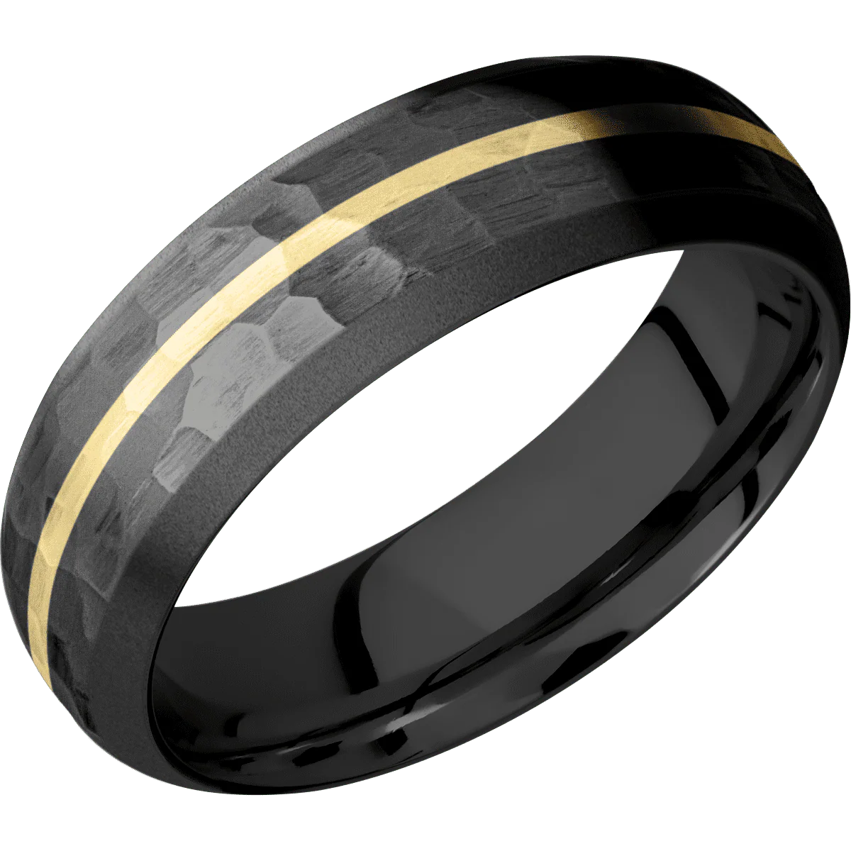 Zirconium + Hammer , Bead Finish - Image 2