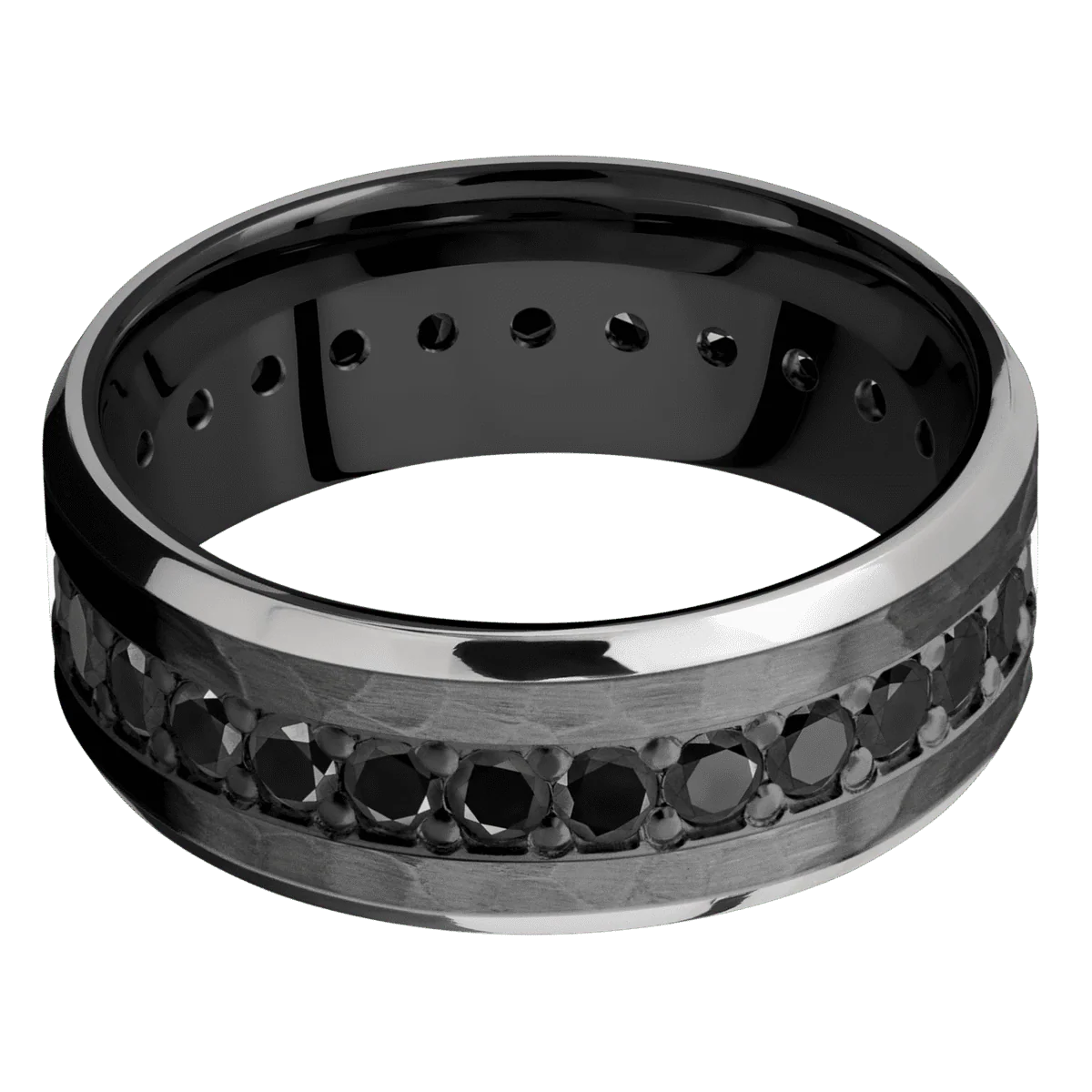 Zirconium + Hammer , Bead Finish - Image 3