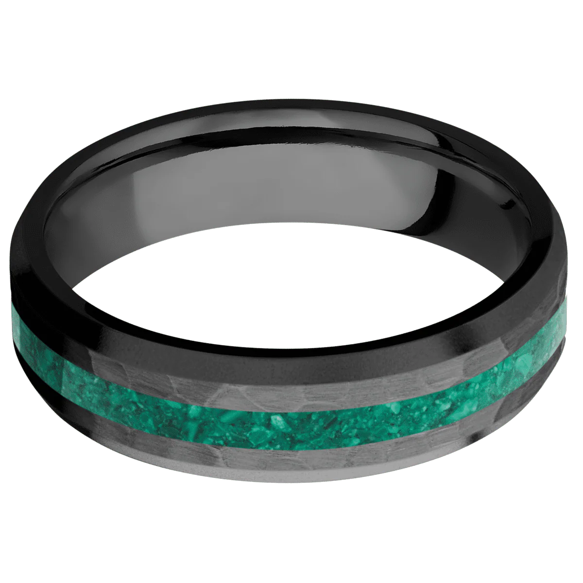 Zirconium + Hammer , Bead Finish - Image 3