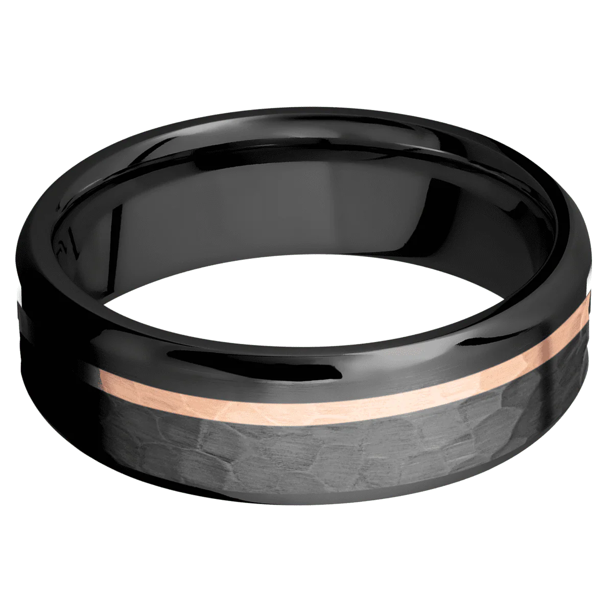 Zirconium + Hammer , Bead Finish - Image 3