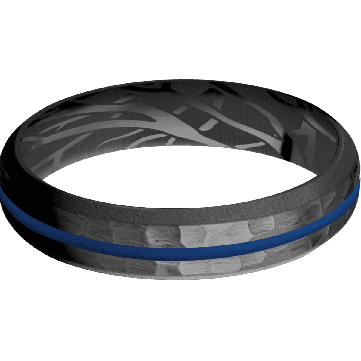Zirconium + Hammer , Bead Finish - Image 3