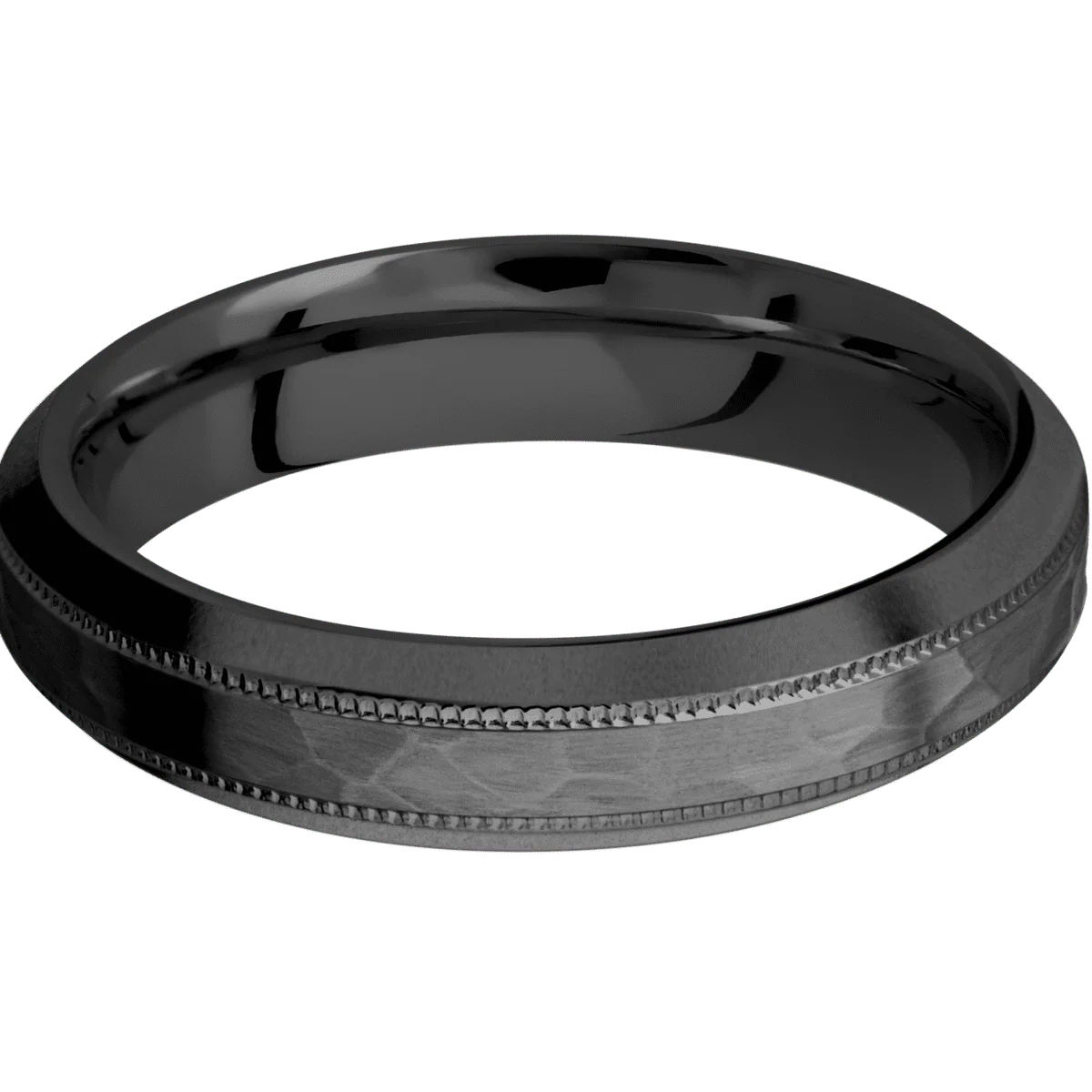 Zirconium + Hammer , Bead Finish - Image 3