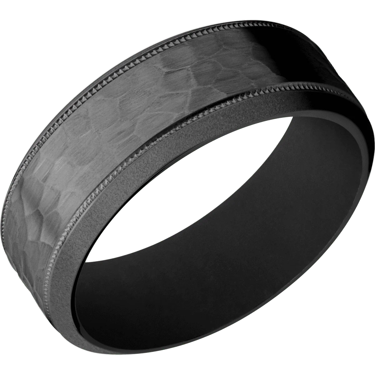 Zirconium + Hammer , Bead Finish + Black - Image 2