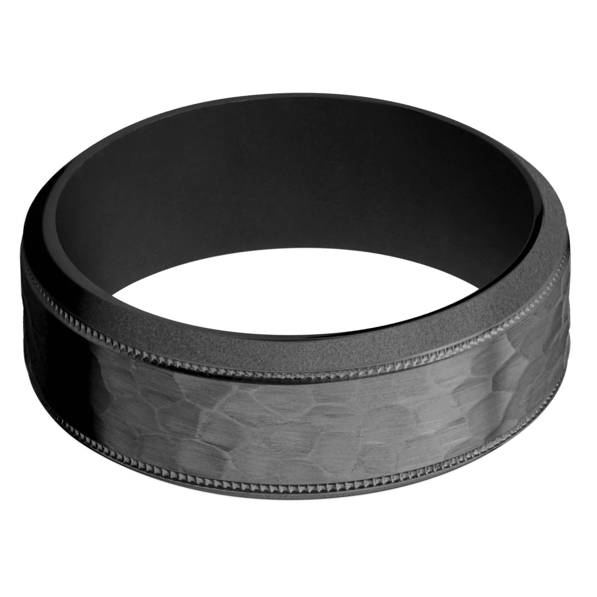 Zirconium + Hammer , Bead Finish + Black - Image 3