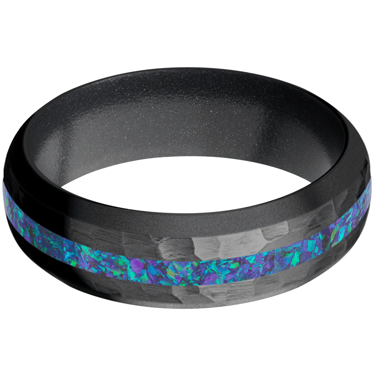 Zirconium + Hammer , Bead Finish + Dark Grey - Image 3