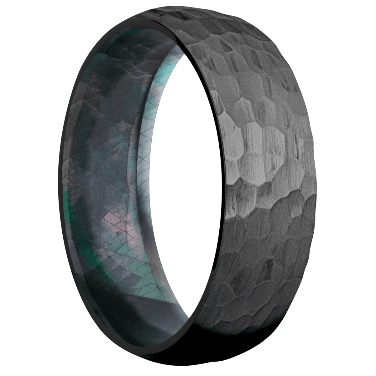 Zirconium + Hammer Finish + Black Mother of Pearl