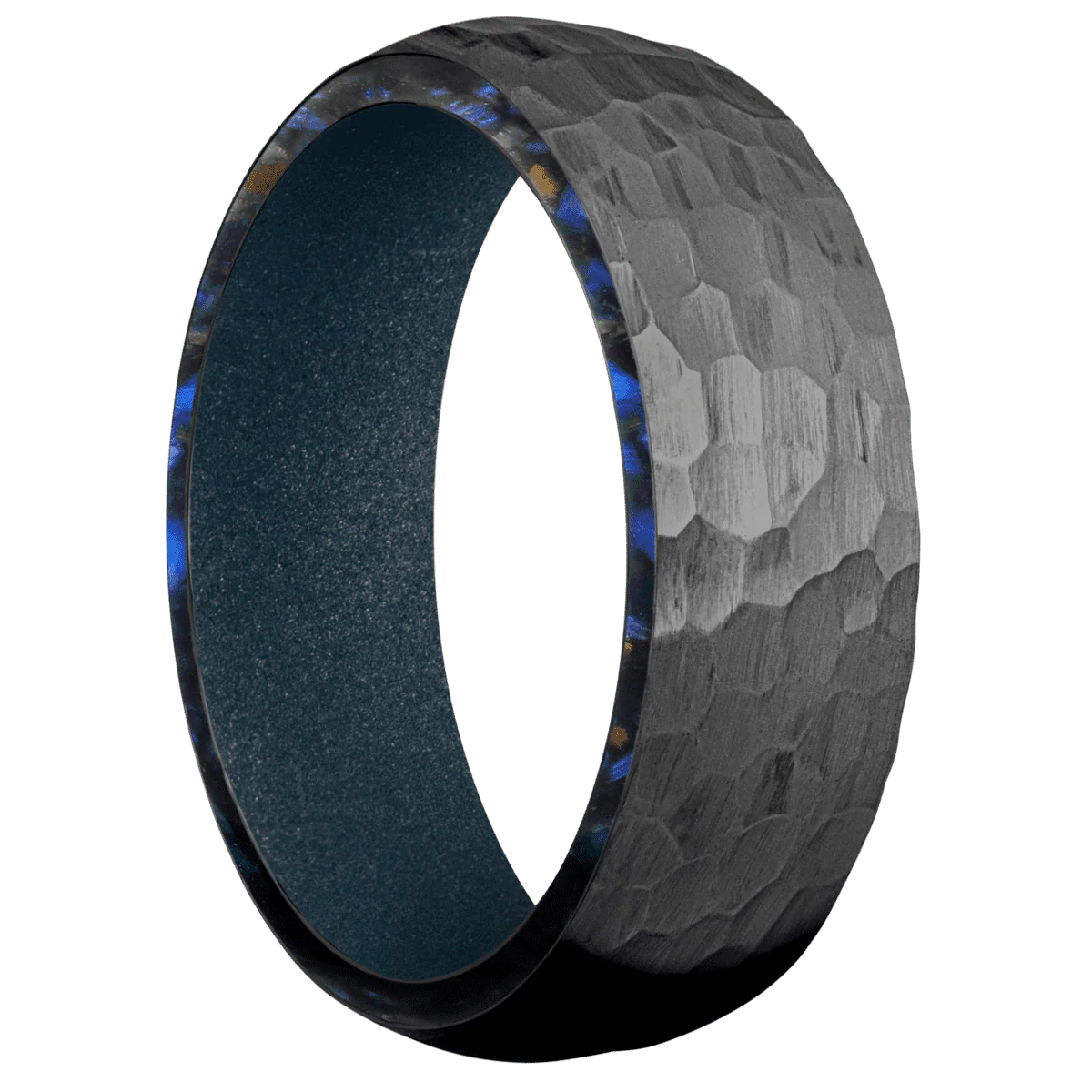 Zirconium + Hammer Finish + Blue Titanium