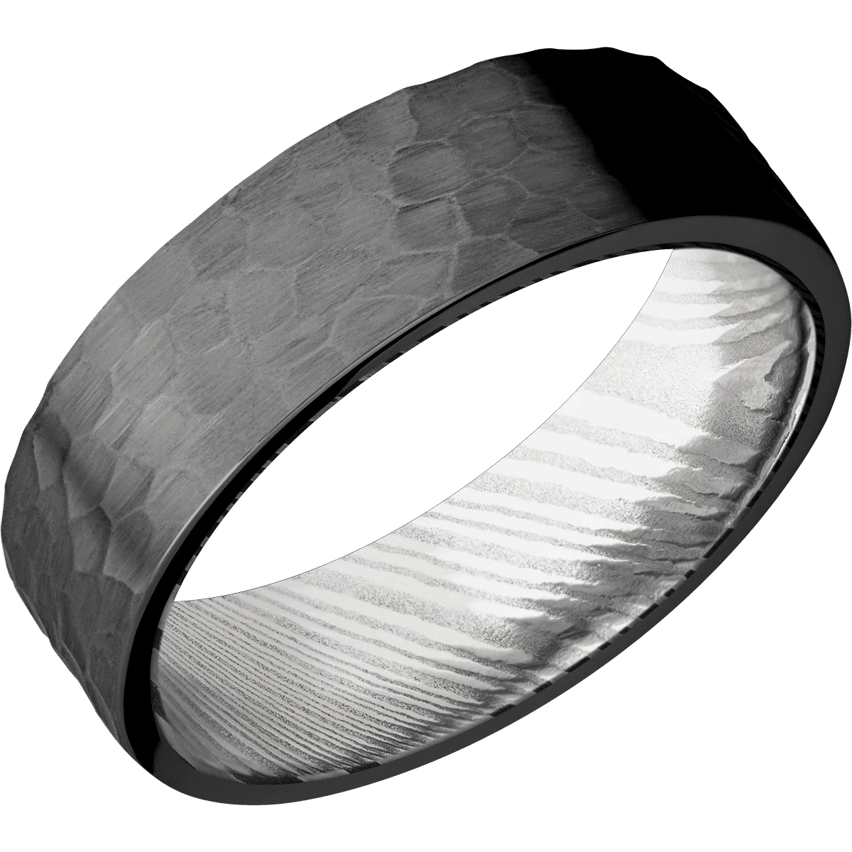 Zirconium + Hammer Finish + Damascus - Image 2