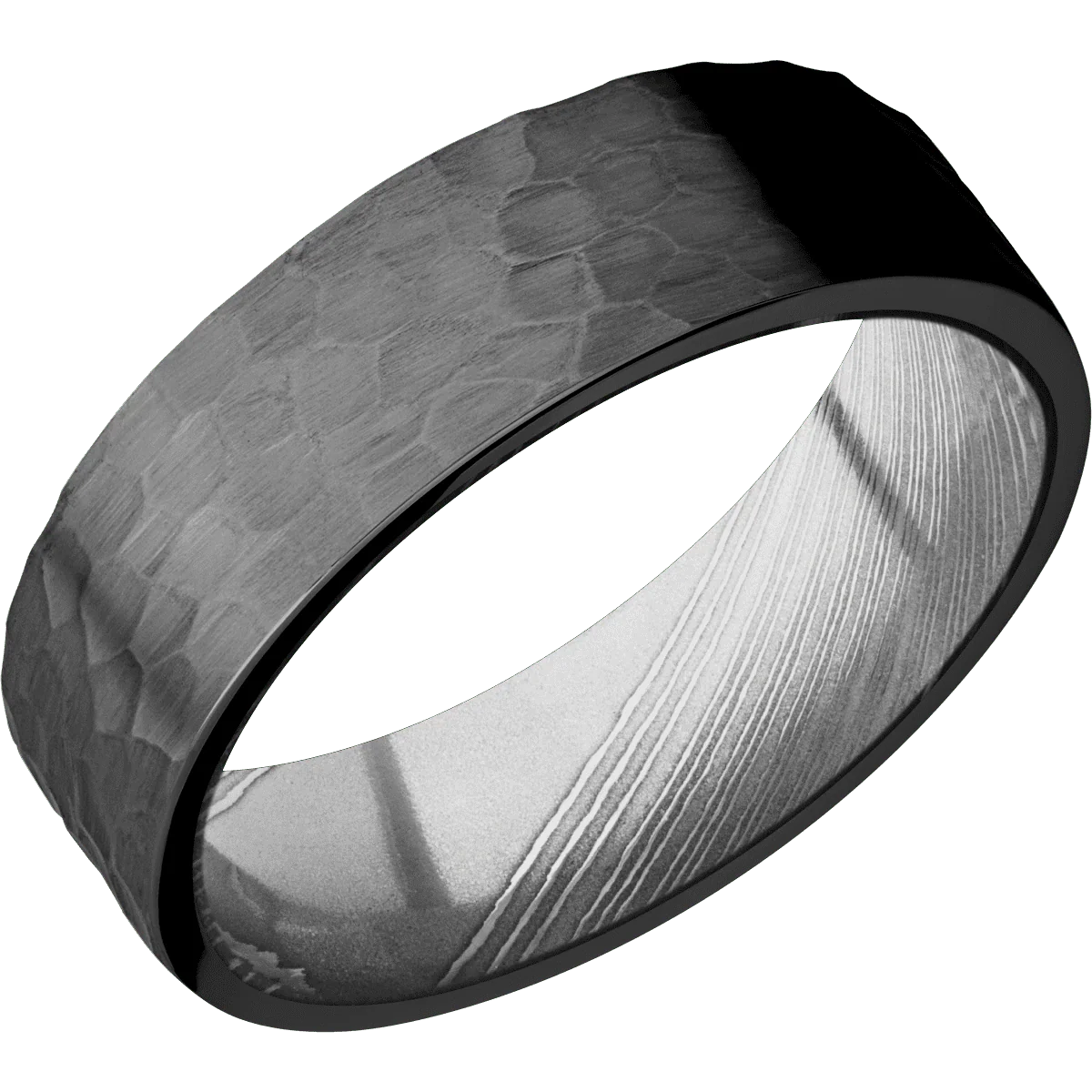 Zirconium + Hammer Finish + Damascus - Image 2
