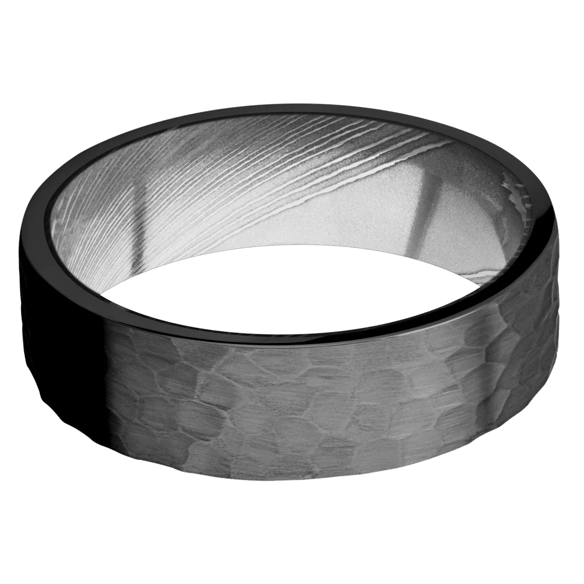 Zirconium + Hammer Finish + Damascus - Image 3