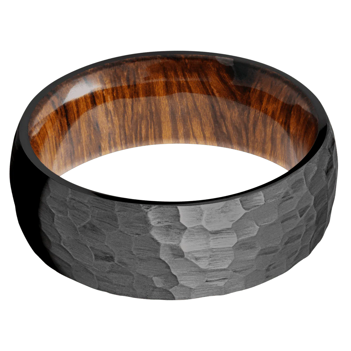 Zirconium + Hammer Finish + Desert Iron Wood - Image 3
