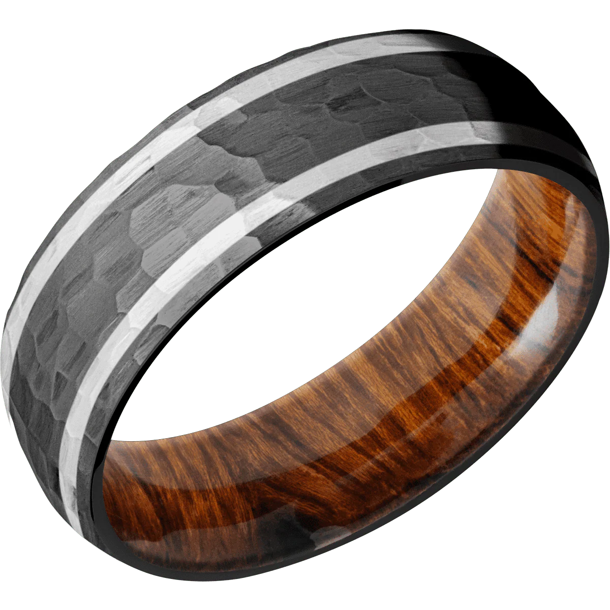 Zirconium + Hammer Finish + Desert Iron Wood - Image 2