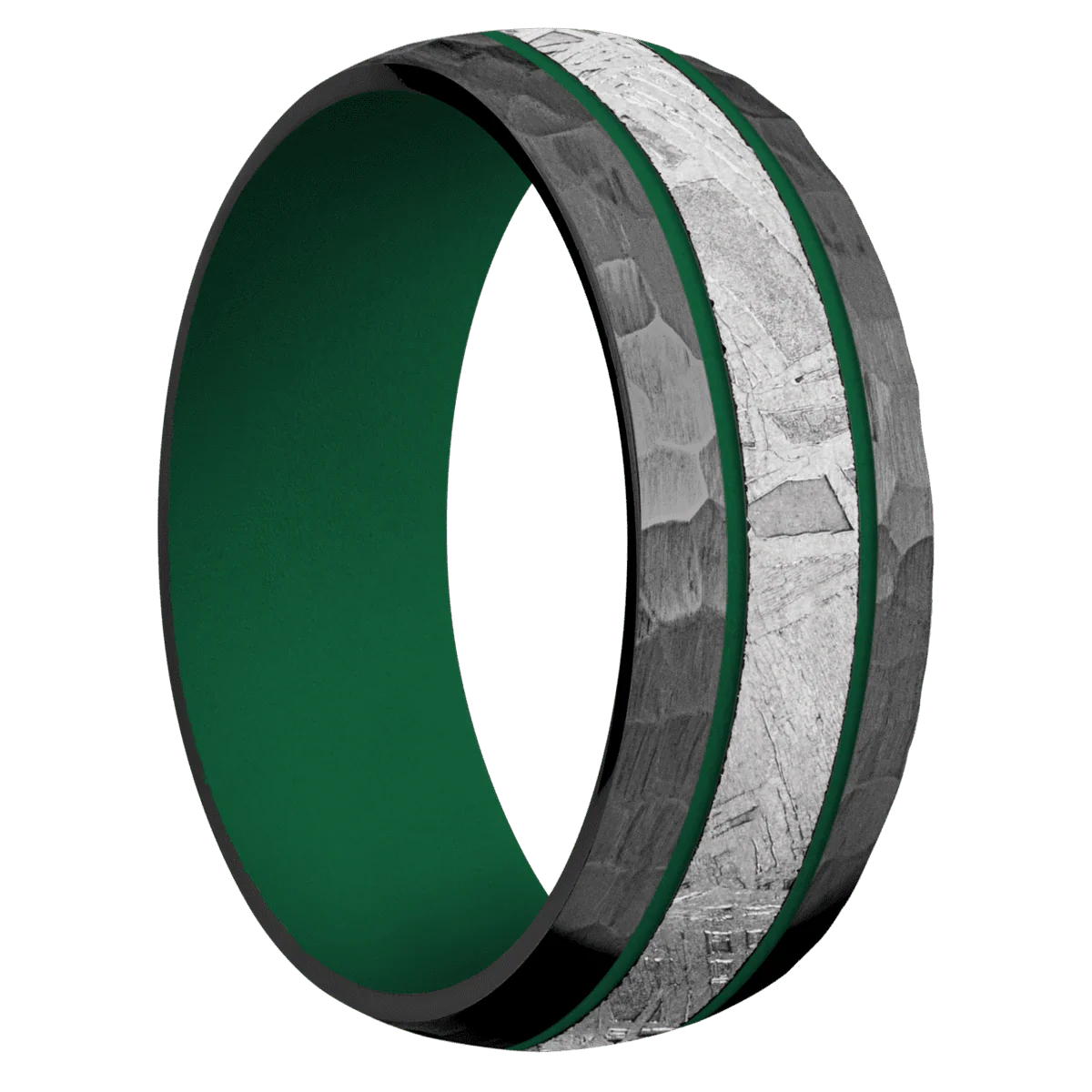 Zirconium + Hammer Finish + Green
