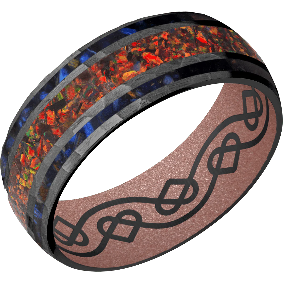 Zirconium + Hammer Finish + Rose Gold - Image 2