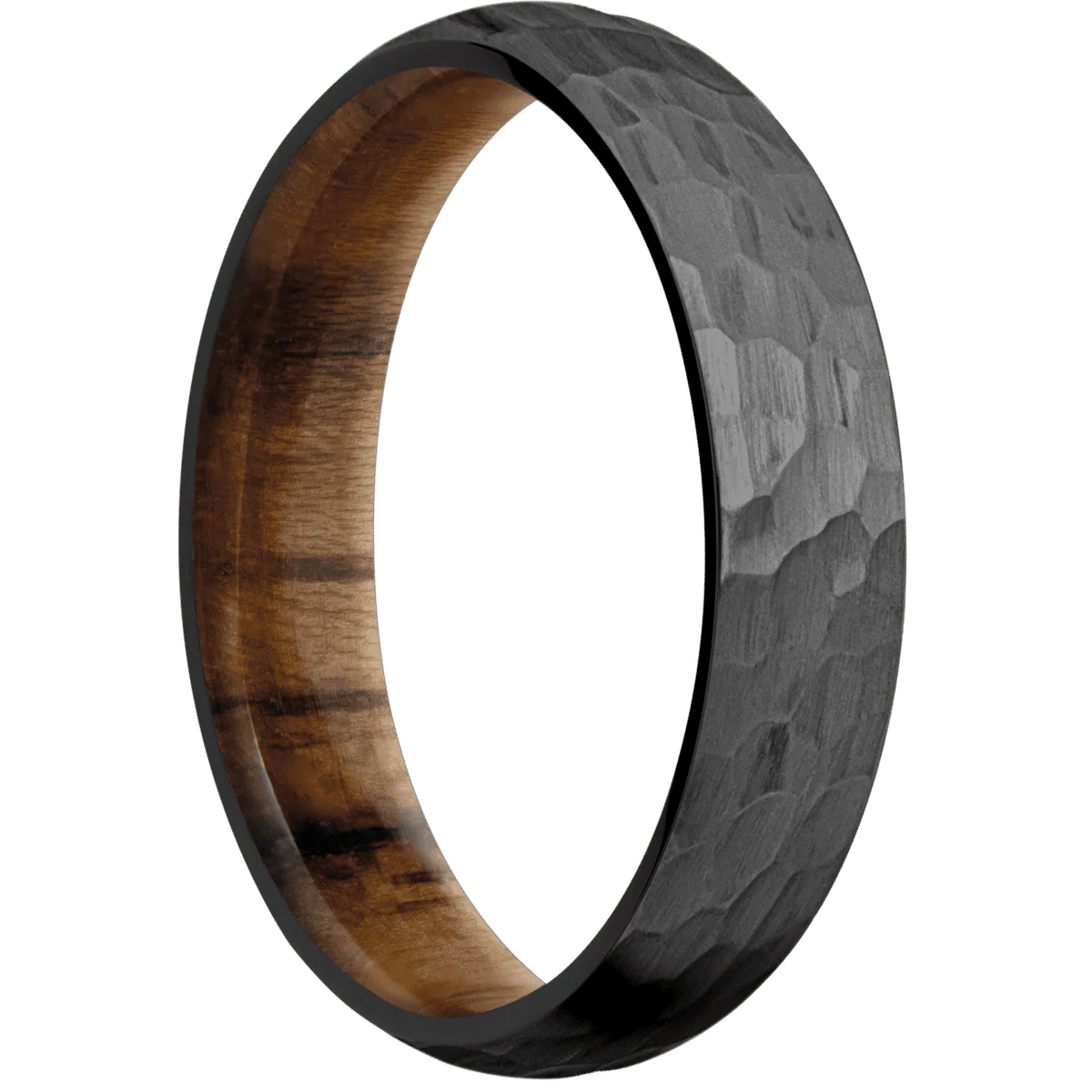 Zirconium + Hammer Finish + Teak