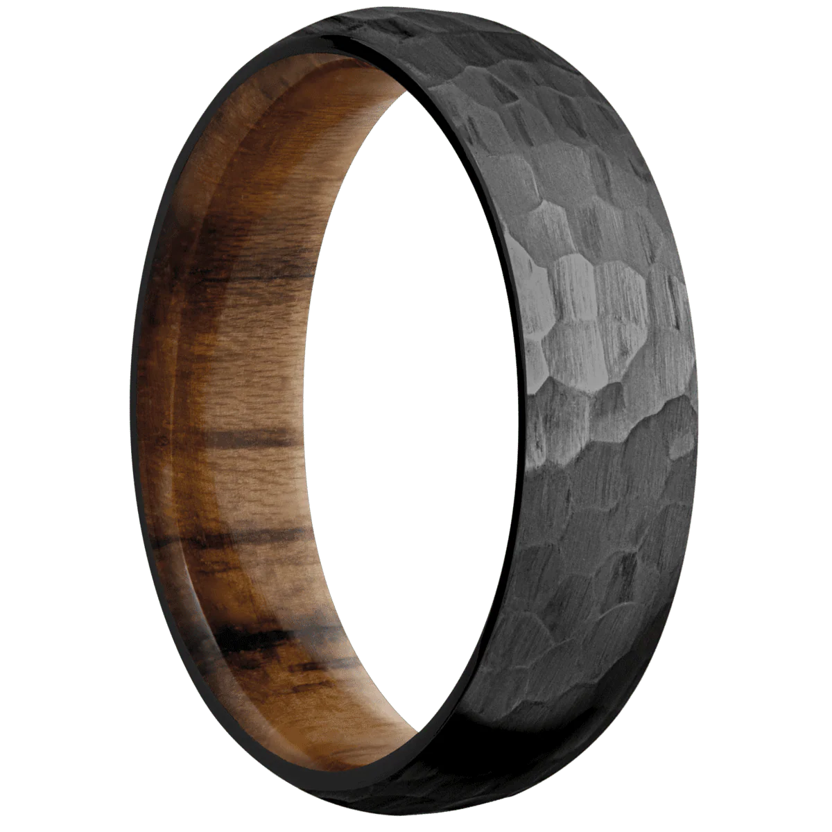 Zirconium + Hammer Finish + Teak