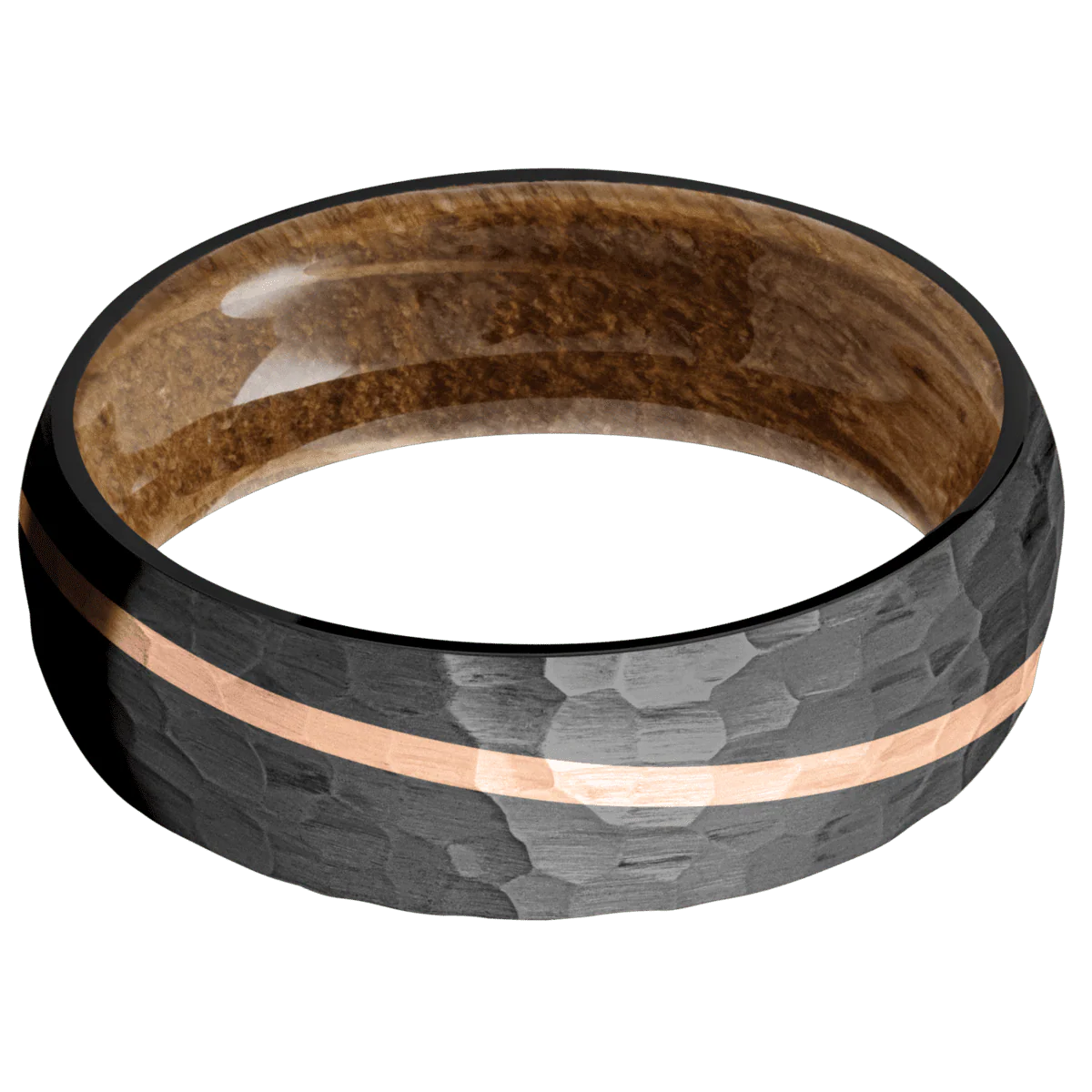 Zirconium + Hammer Finish + Whiskey Barrel - Image 3