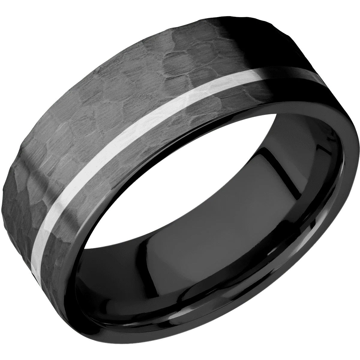 Zirconium + Hammer , Hammer Finish - Image 2