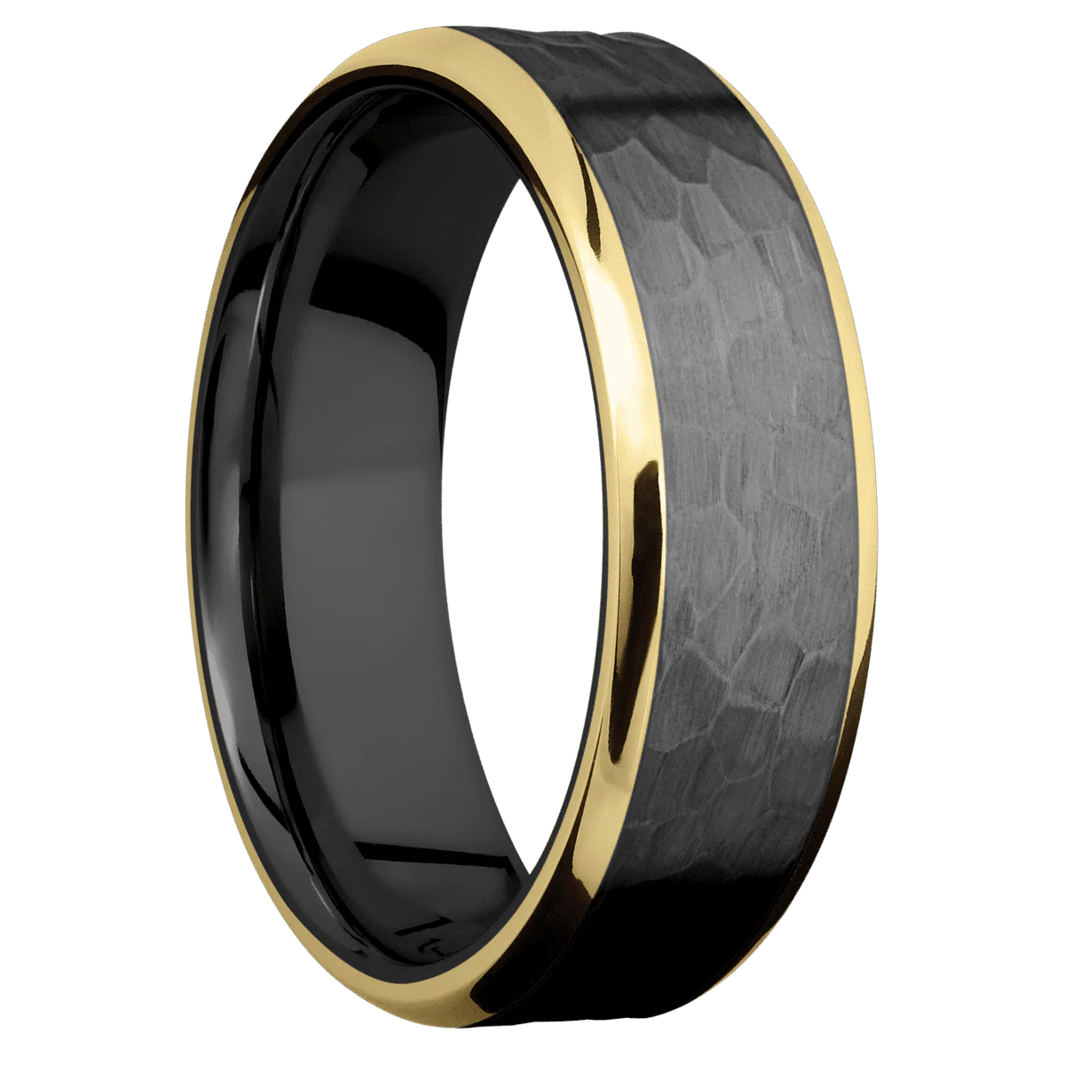 Zirconium + Hammer , Polish Finish