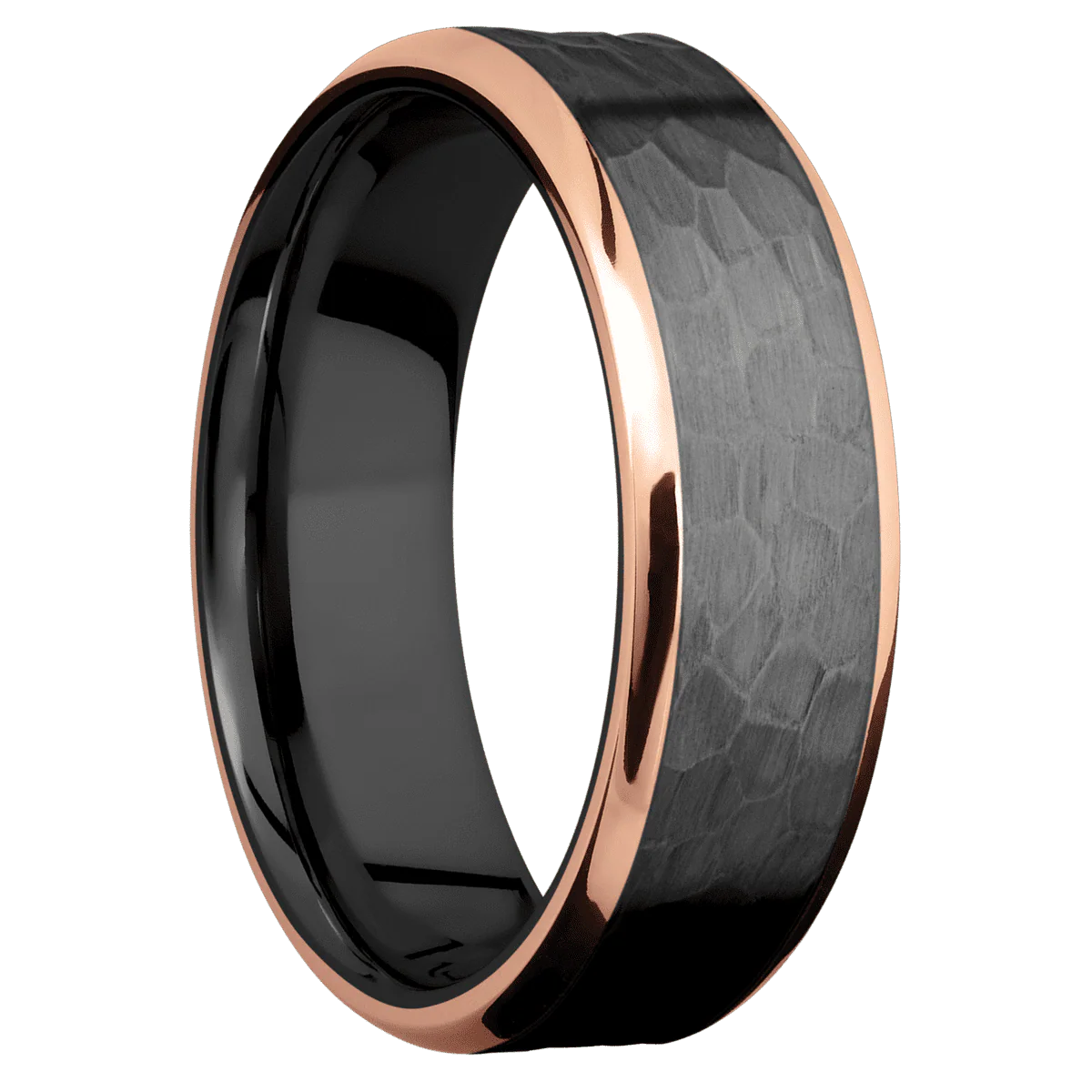 Zirconium + Hammer , Polish Finish