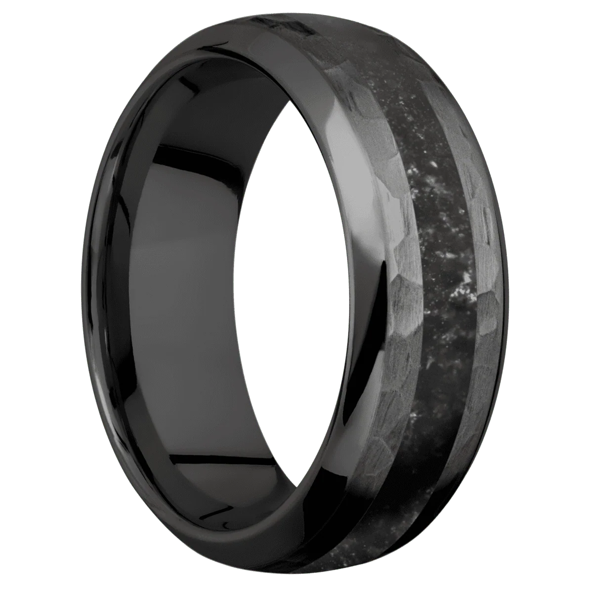 Zirconium + Hammer , Polish Finish