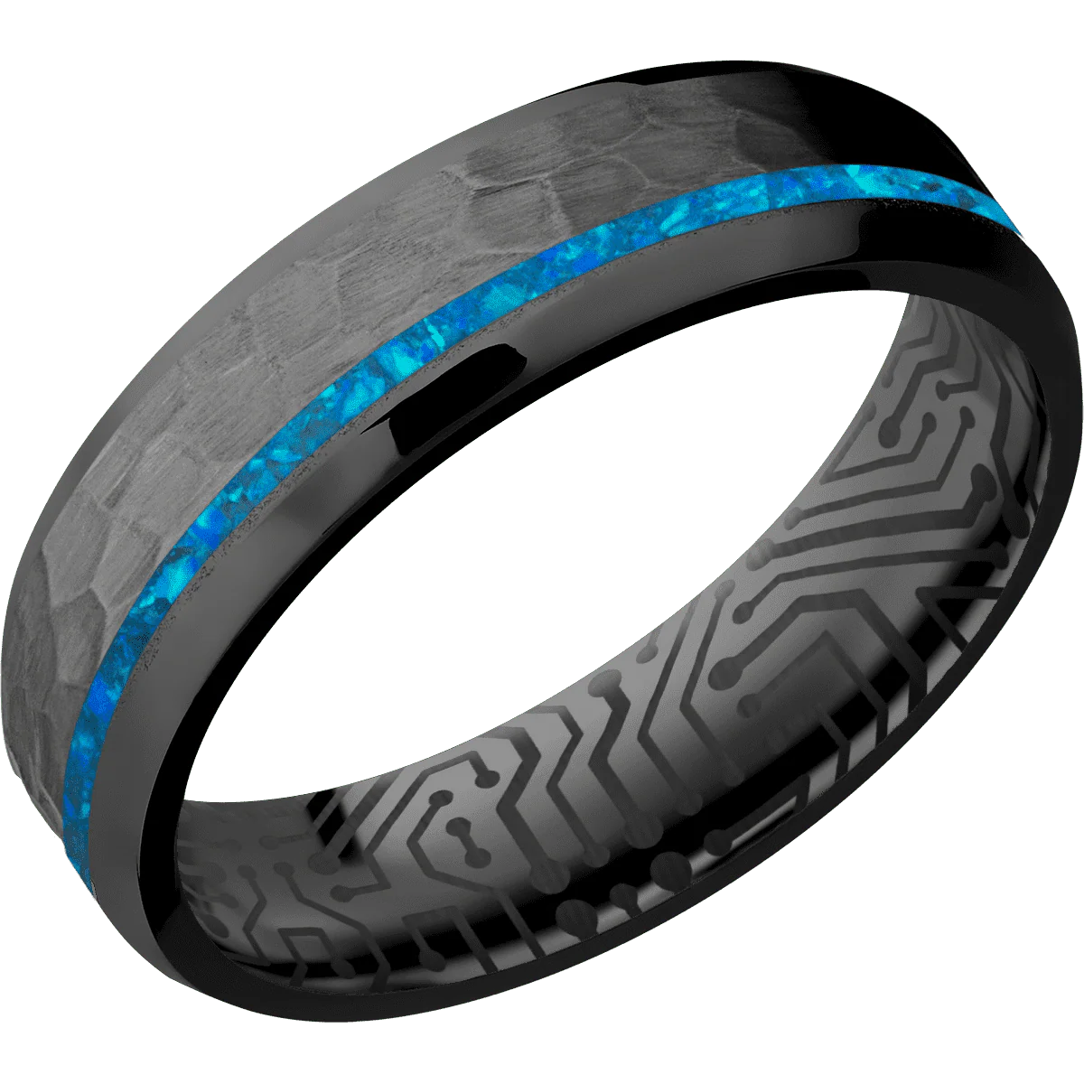 Zirconium + Hammer , Polish Finish - Image 2