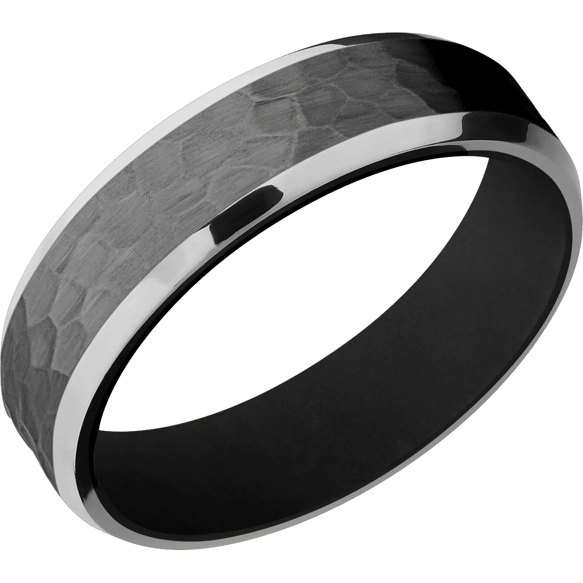 Zirconium + Hammer , Polish Finish + Black - Image 2