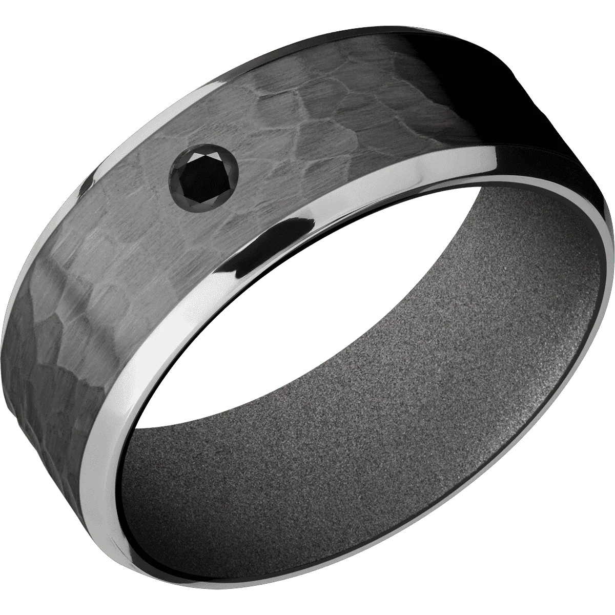 Zirconium + Hammer , Polish Finish + Gun Metal Grey - Image 2