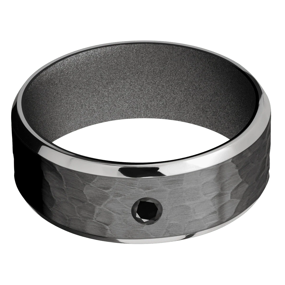 Zirconium + Hammer , Polish Finish + Gun Metal Grey - Image 3
