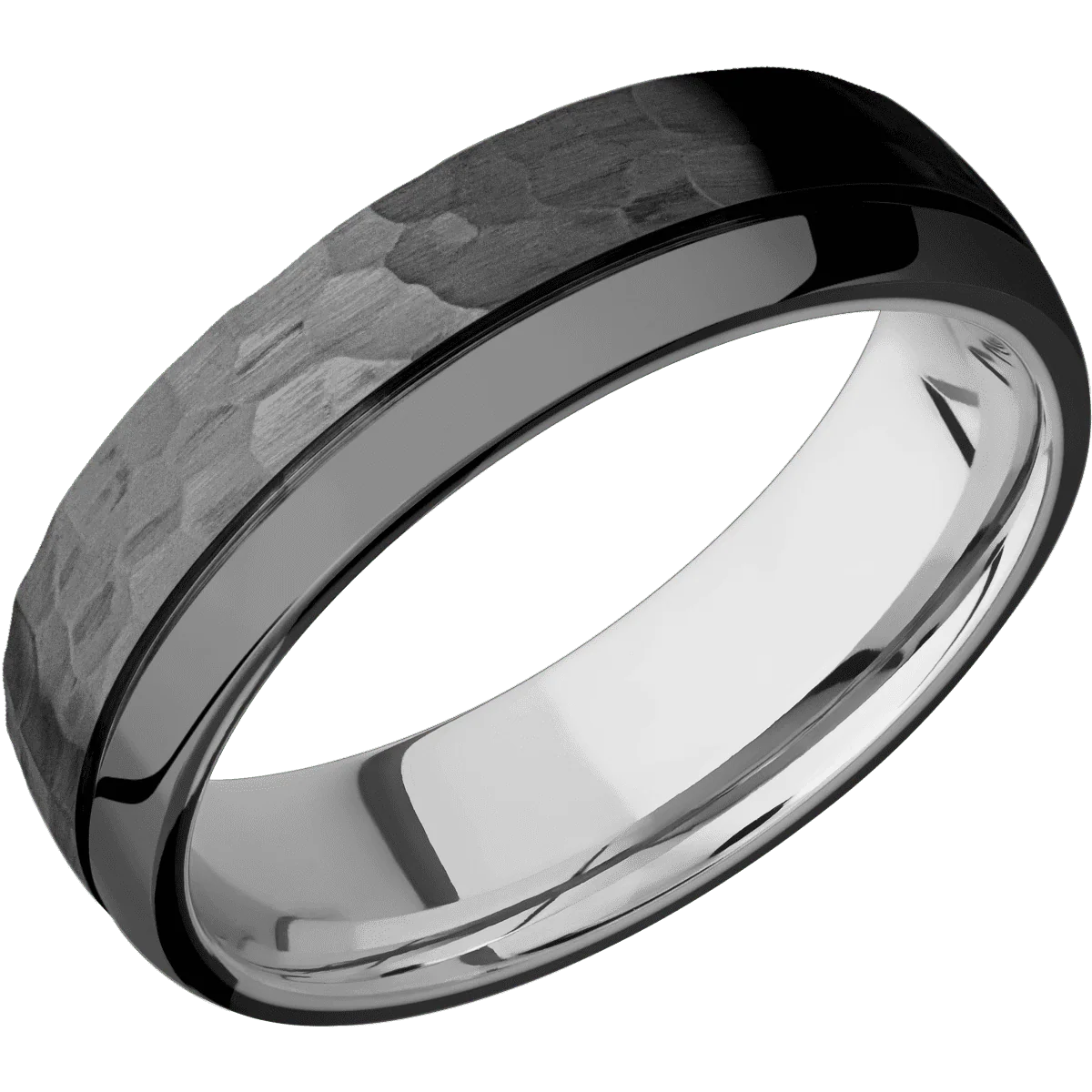 Zirconium + Hammer , Polish Finish + Titanium - Image 2