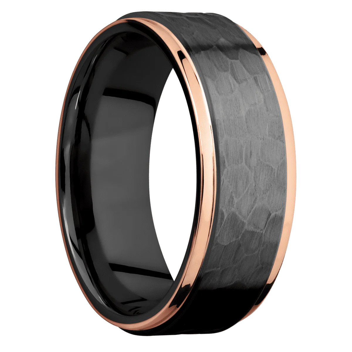 Zirconium + Hammer , Satin Finish