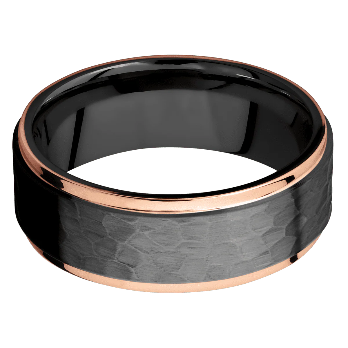 Zirconium + Hammer , Satin Finish - Image 3