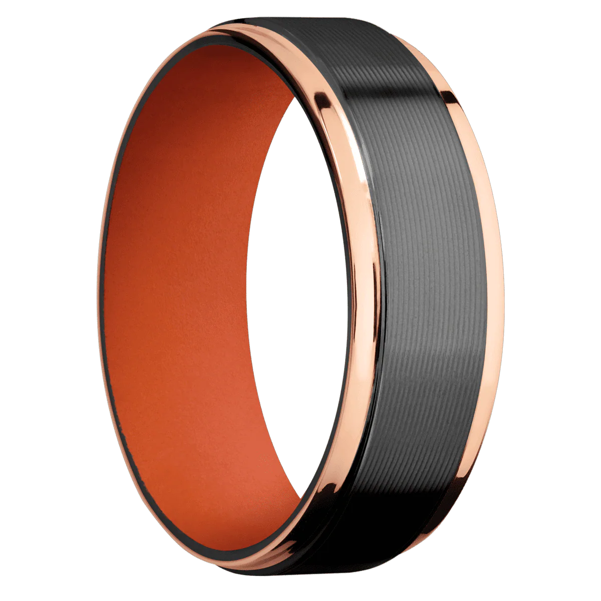 Zirconium + Machine , Polish Finish + Hunter Orange