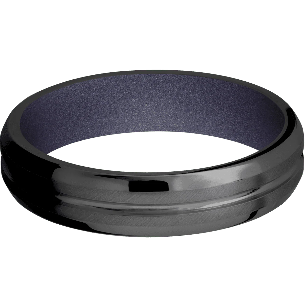 Zirconium + Polish , Anglesatin Finish + Crushed Orchid - Image 3
