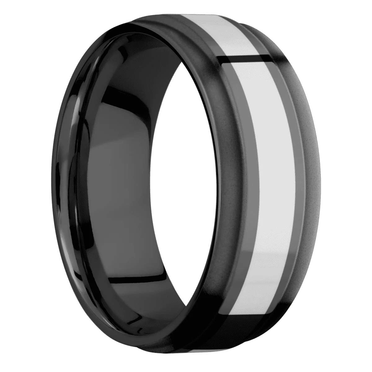 Zirconium + Polish , Bead Finish