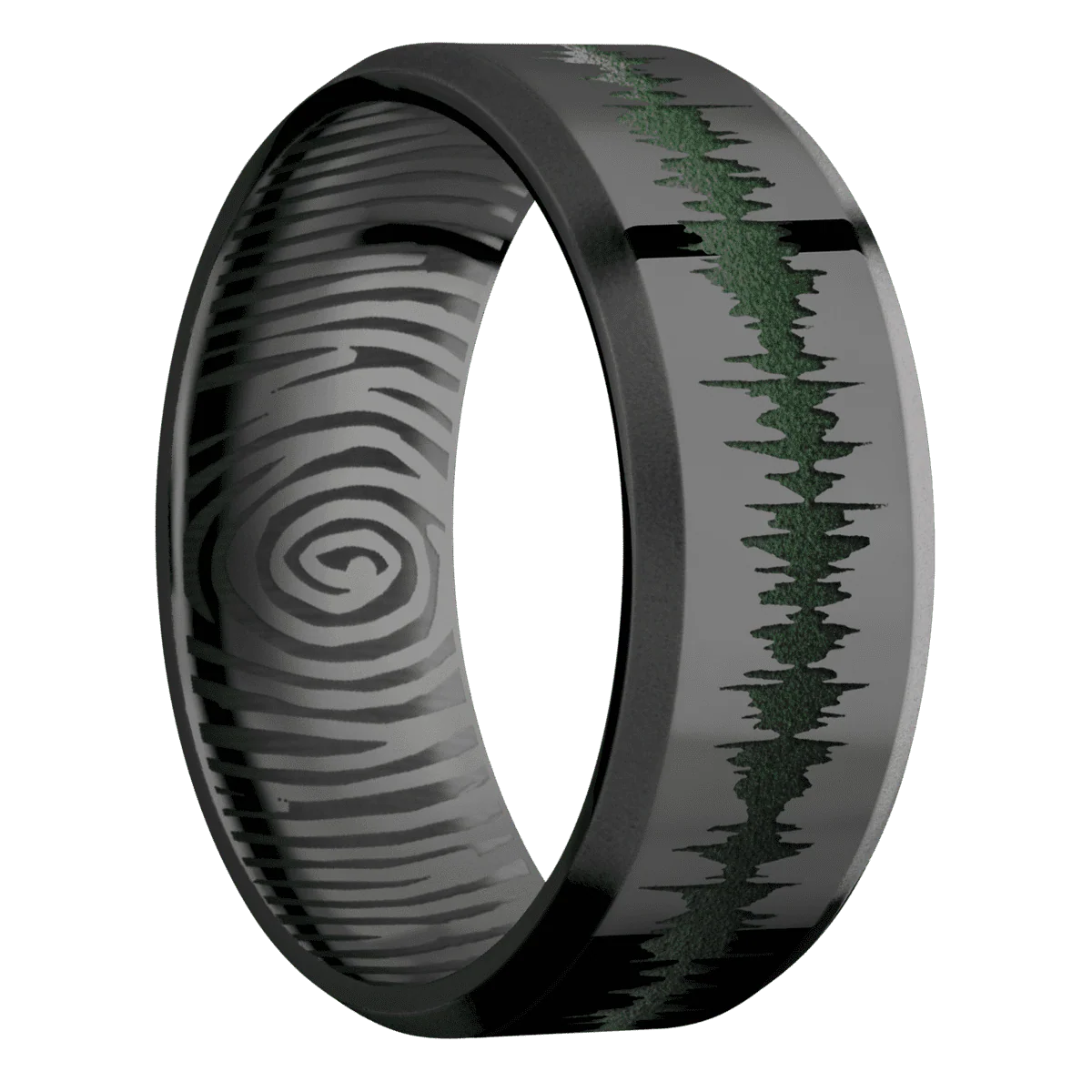 Zirconium + Polish , Bead Finish