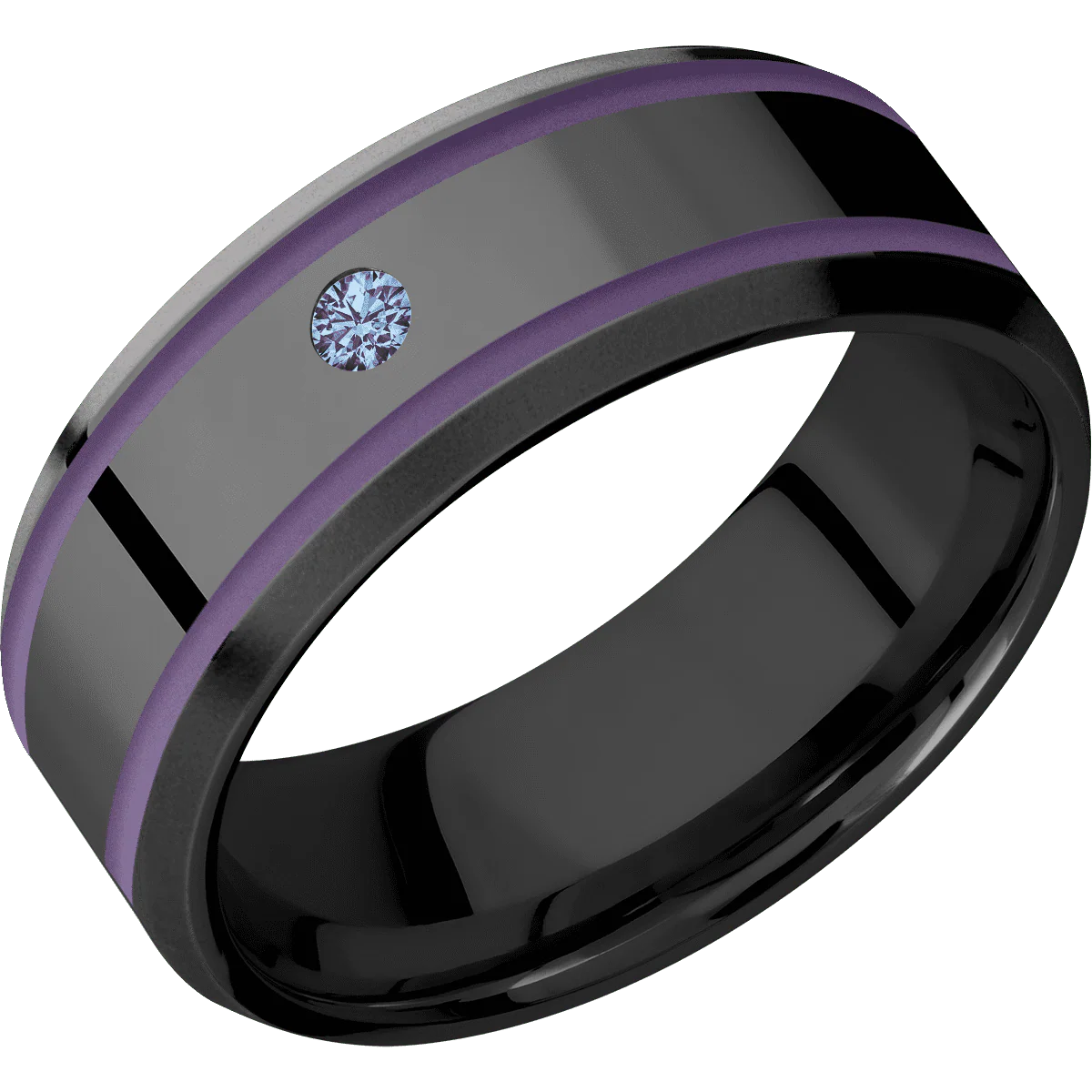 Zirconium + Polish , Bead Finish - Image 2