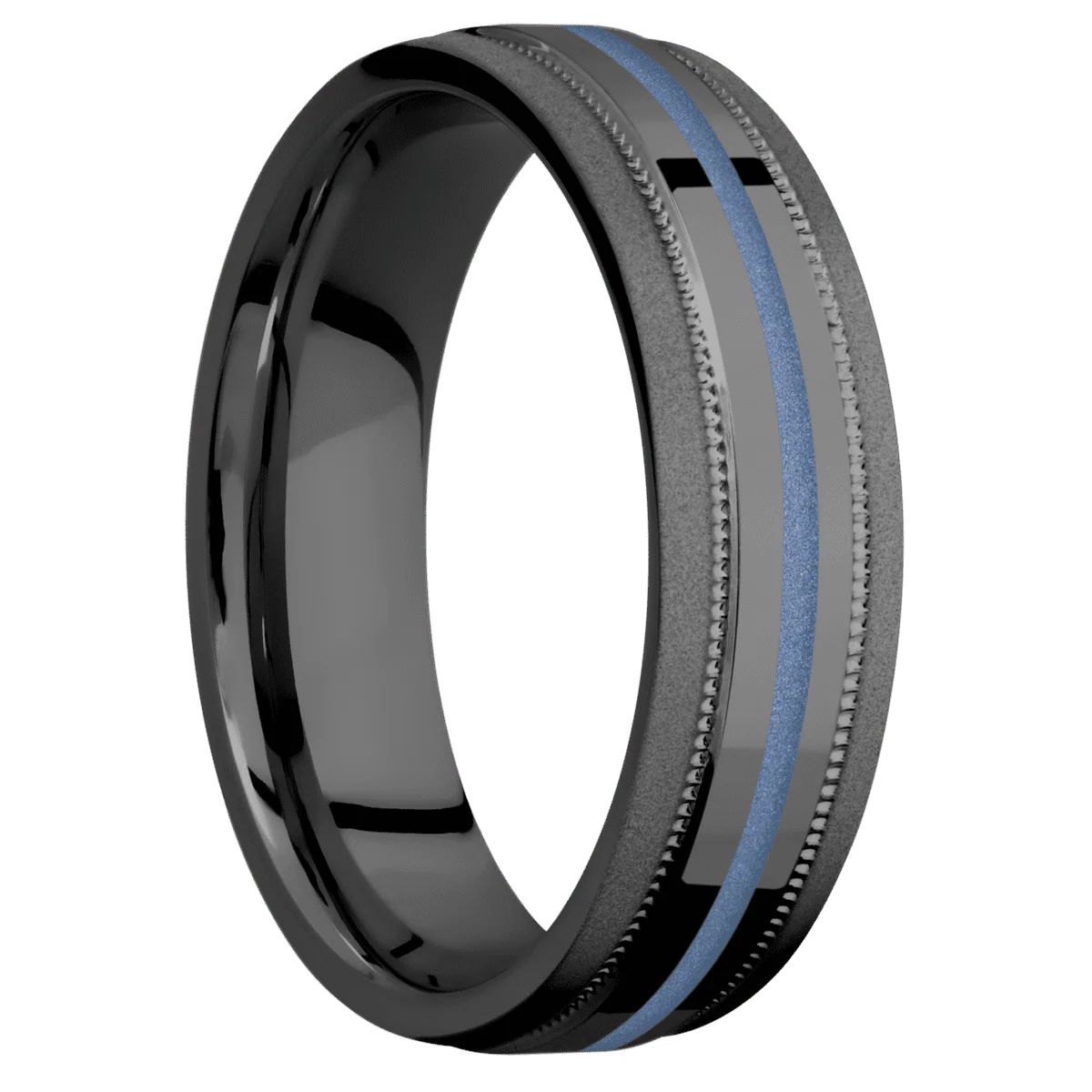 Zirconium + Polish , Bead Finish