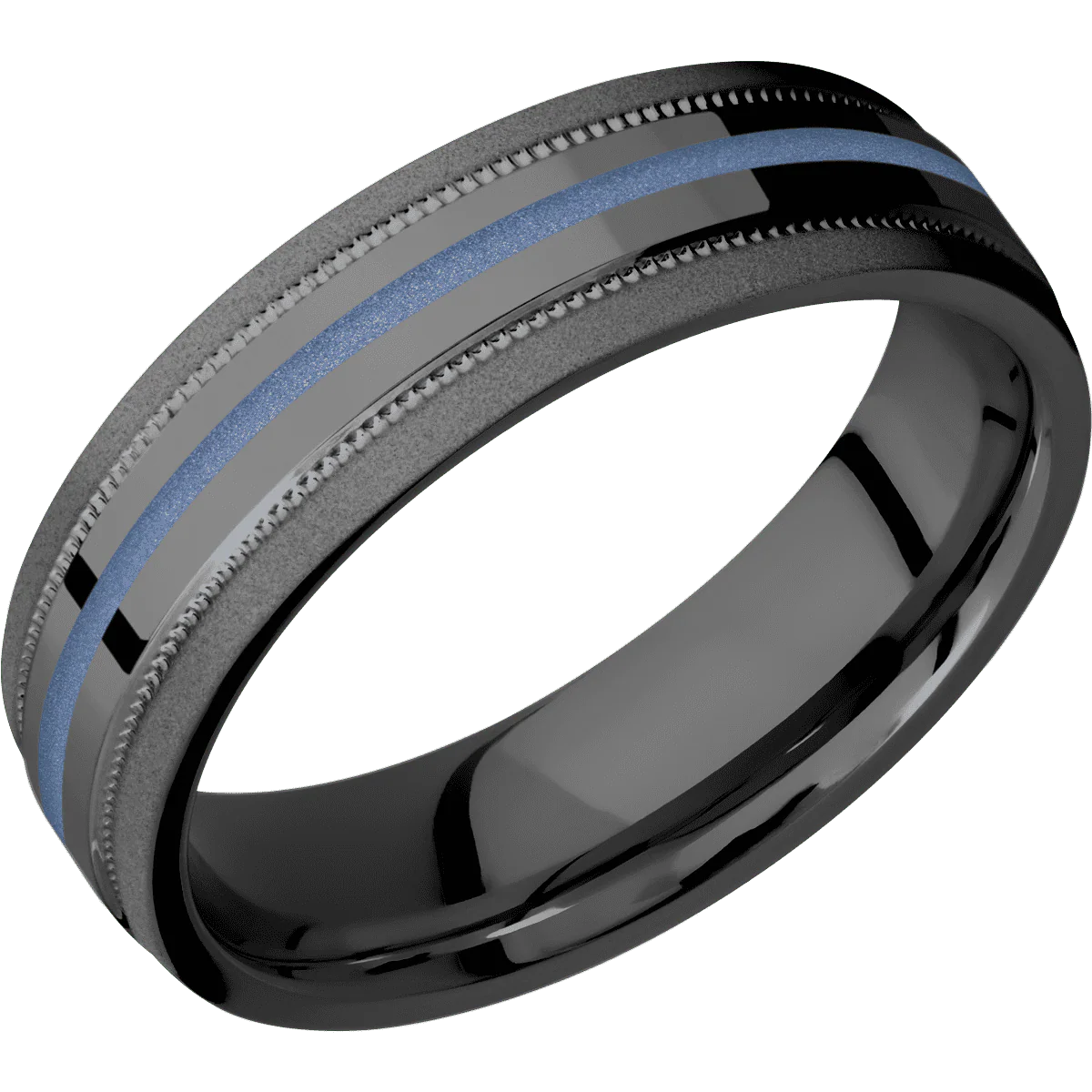 Zirconium + Polish , Bead Finish - Image 2