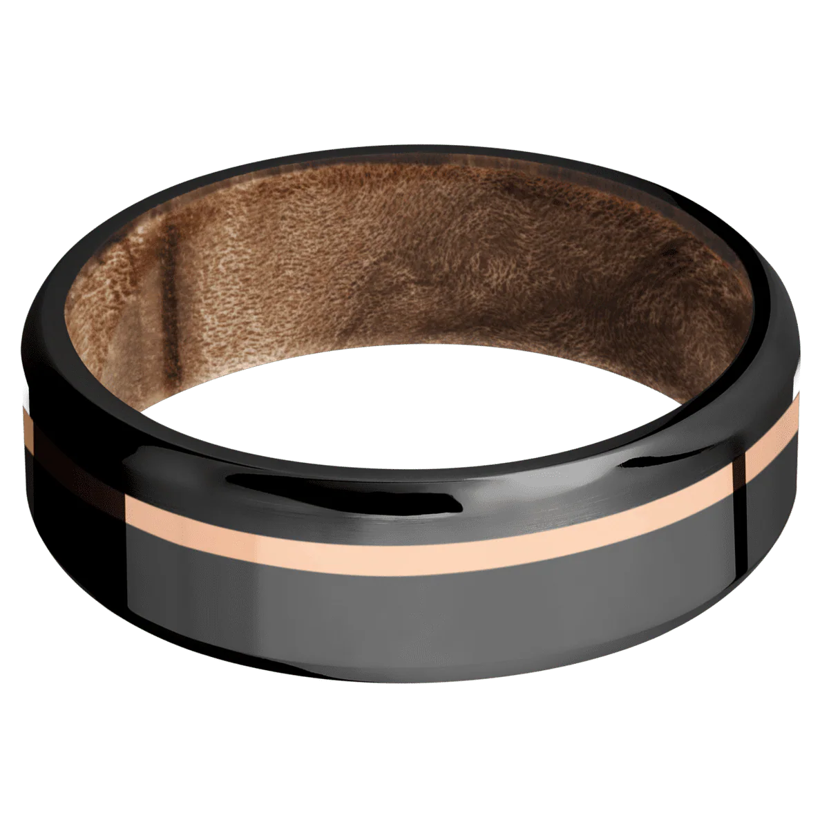 Zirconium + Polish , Bead Finish + Maple Burl - Image 3