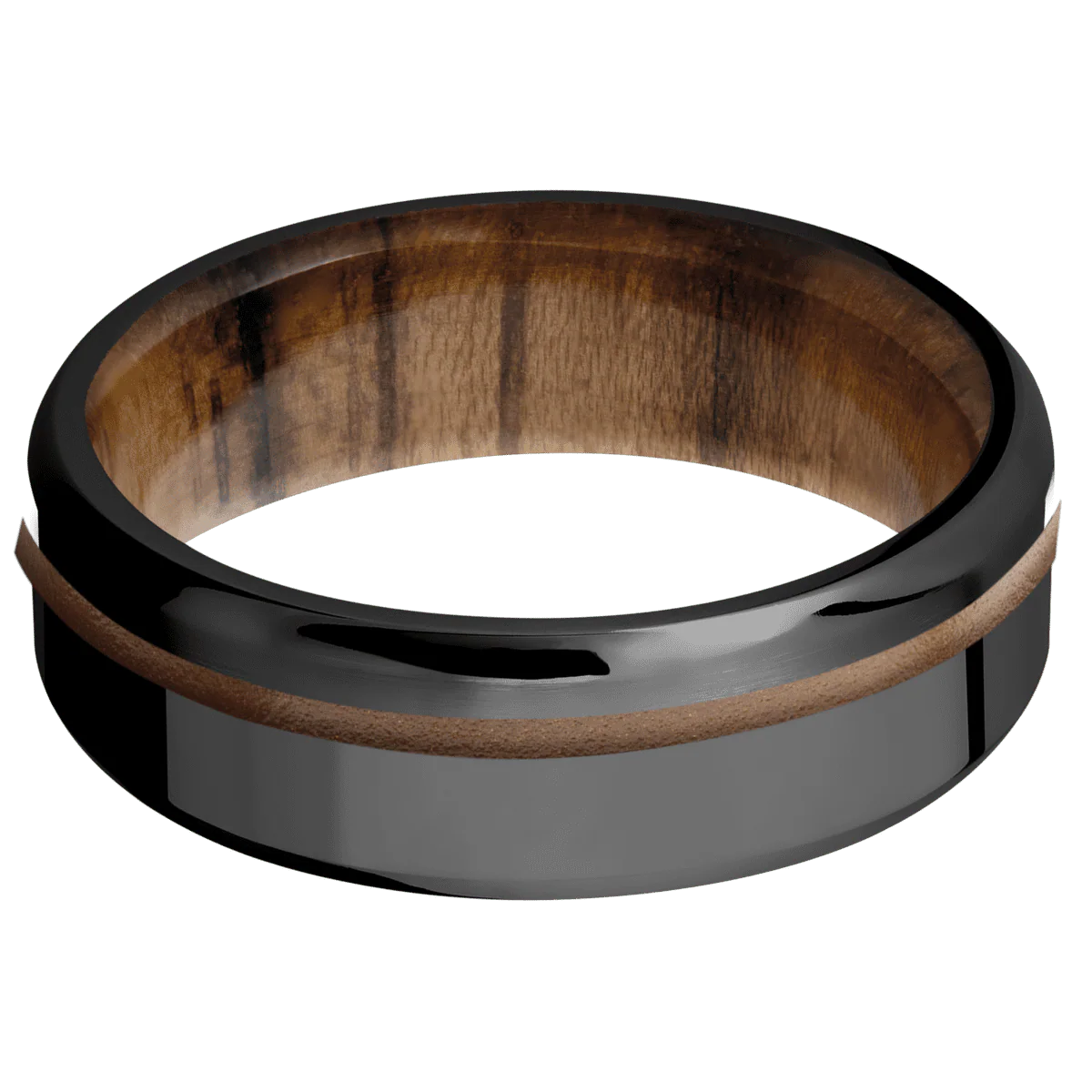 Zirconium + Polish , Bead Finish + Teak - Image 3